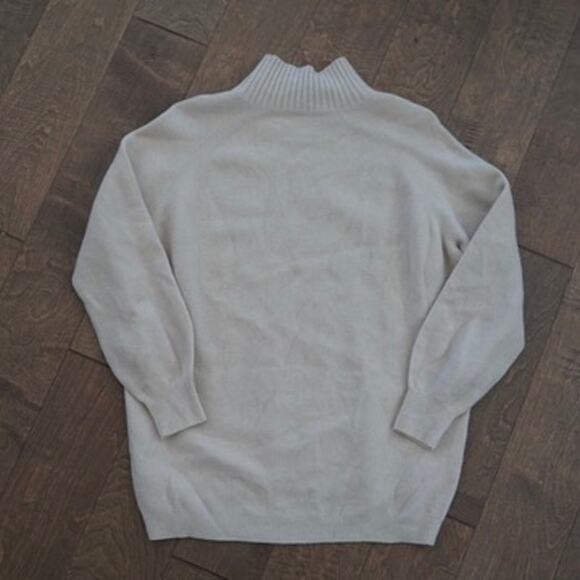 Nolley's Sophi Long Sleeve Mock Neck Pullover Knit Sweater Cream Womens Size: L - Picture 2 of 8